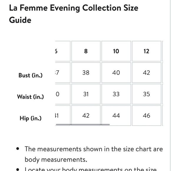 LA FEMME 29537 OFF THE SHOULDER NAVY TRUMPET GOWN SIZE 8 NWT $418 - Picture 7 of 7